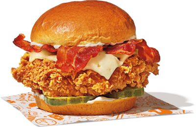 Popeyes Spicy Bacon & Cheese Chicken Sandwich Nutrition Facts