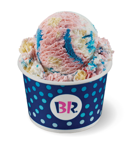Baskin-Robbins Large Scoop America's Birthday Cake Ice Cream Nutrition Facts