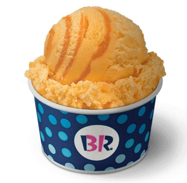 Baskin-Robbins Small Scoop Triple Mango Ice Cream Nutrition Facts